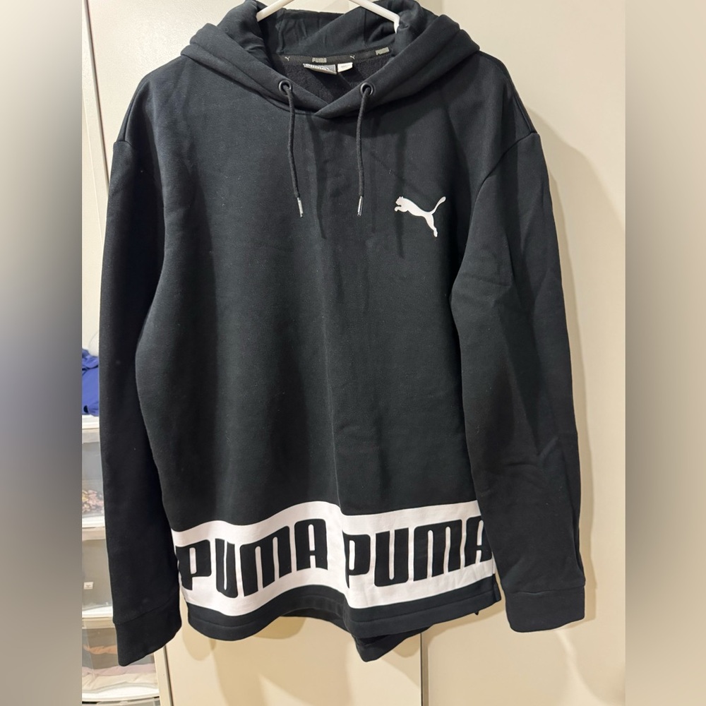 Puma Black Pullover with White Accents